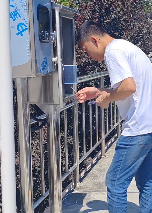 我司專業技術人員為某水處理廠專業指導