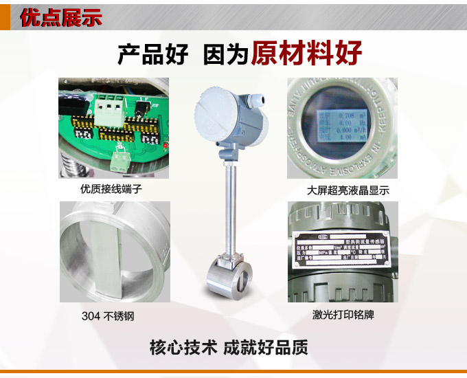 渦街流量計,YTFW插入式渦街流量計產品優點1