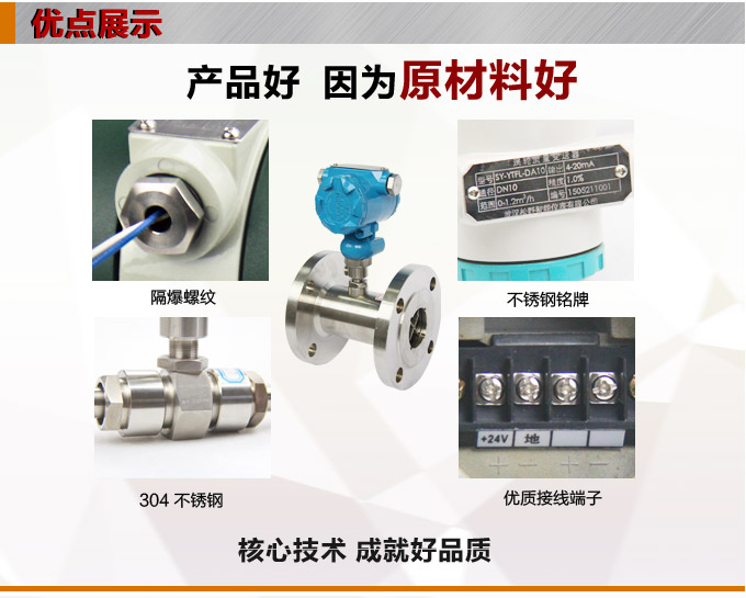 渦輪流量計,YTFL電流輸出渦輪流量計產品優點1