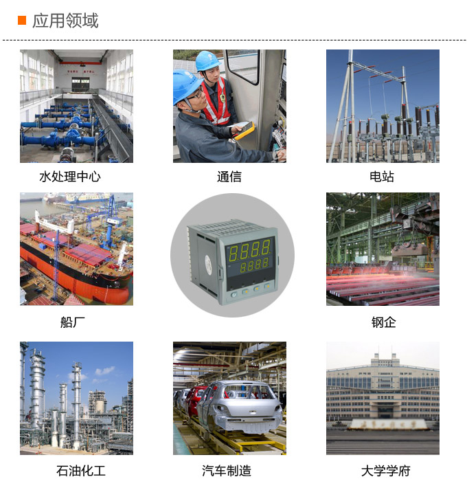 數顯控制儀 DT407智能雙回路數顯表，雙回路數顯控制儀應用領域