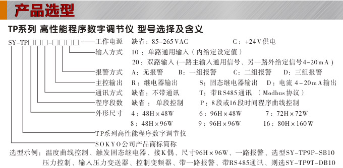 數字調節儀,TP9數字程序調節儀,智能PID調節器產品選型