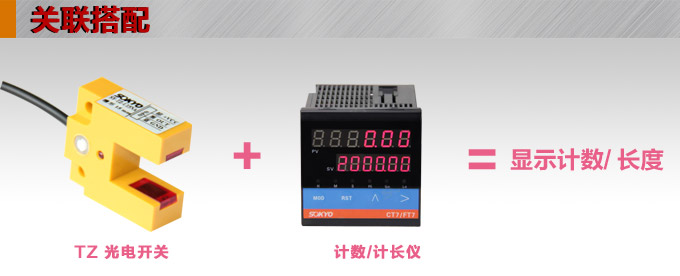 光電開(kāi)關(guān)，TZ-U槽形光電開(kāi)關(guān)，光電傳感器關(guān)聯(lián)搭配