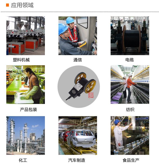 測長傳感器,EL50計長傳感器,米輪,旋轉(zhuǎn)編碼器應用領(lǐng)域