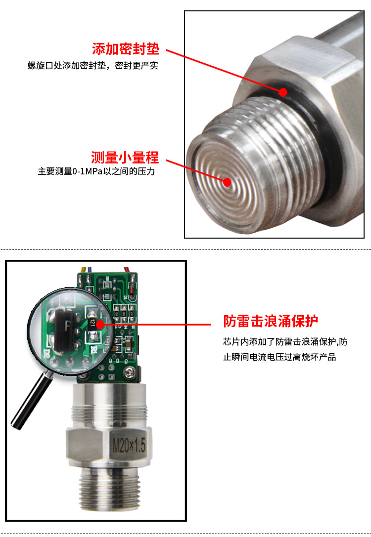 壓力傳感器,PG1300P數顯壓力變送器細節圖3
