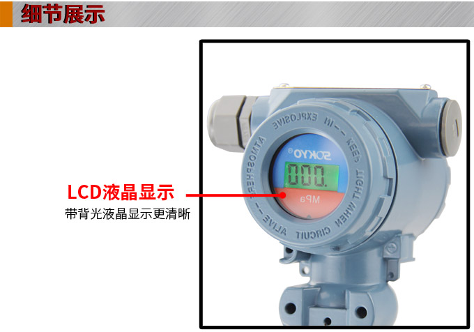 高溫壓力傳感器,PG1300GY數顯壓力變送器細節圖1