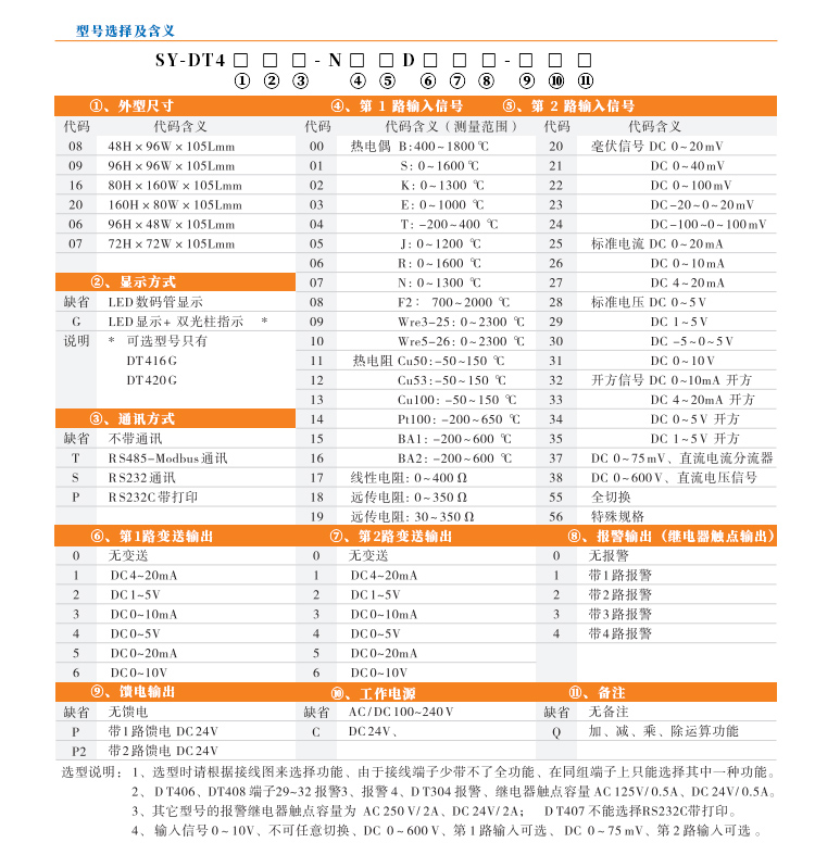 數顯控制儀，DT407智能雙回路數顯表，雙回路數顯控制儀產品選型